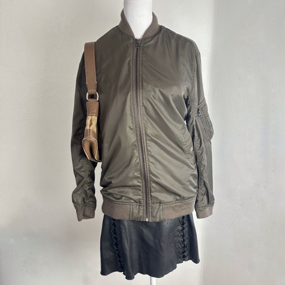 Denim & Supply Ralph Lauren Olive Bomber Jacket Size Small